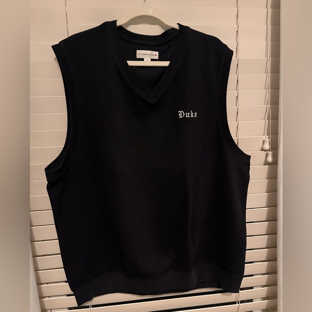 Duke University men's sweater vest, golf vest